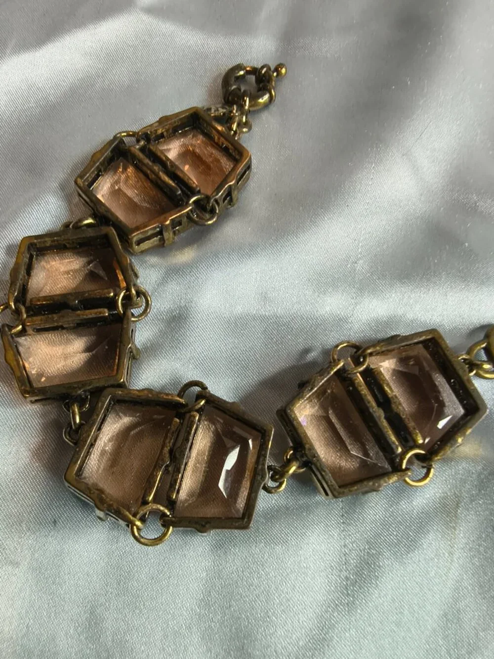 Antiqued Brass Tone J. Crew Bracelet
